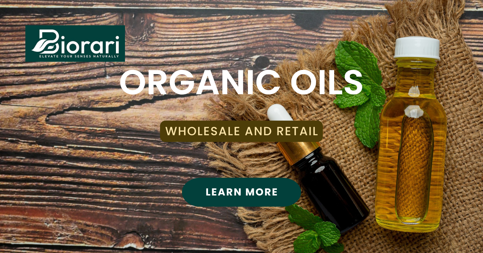 Organic Essential Oils Slide